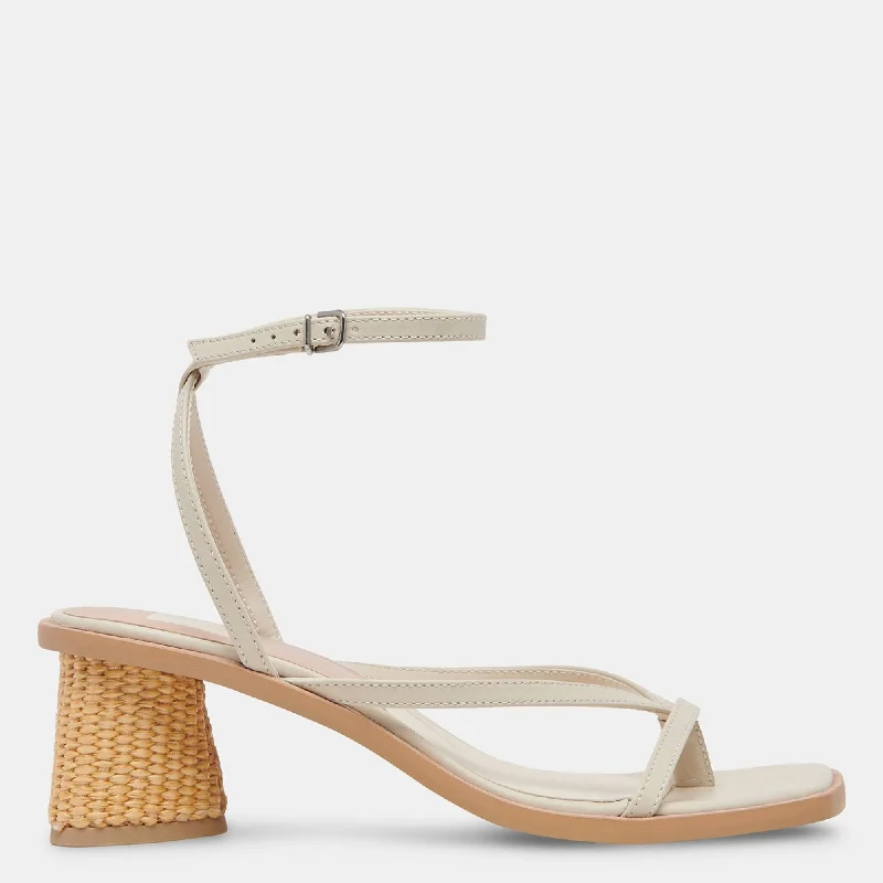 Banita Sandals Ivory Leather