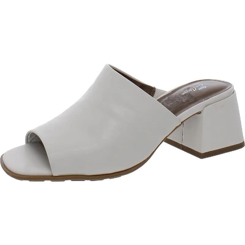 Blondo Womens MARLA Leather Mule Sandals