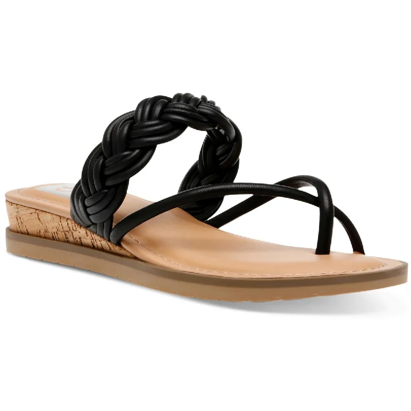 DV By Dolce Vita Womens Bhfo Braided Slide Sandals