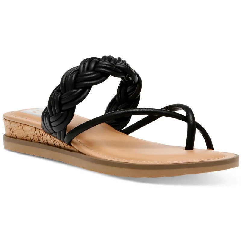 DV By Dolce Vita Womens Bhfo Braided Slide Sandals