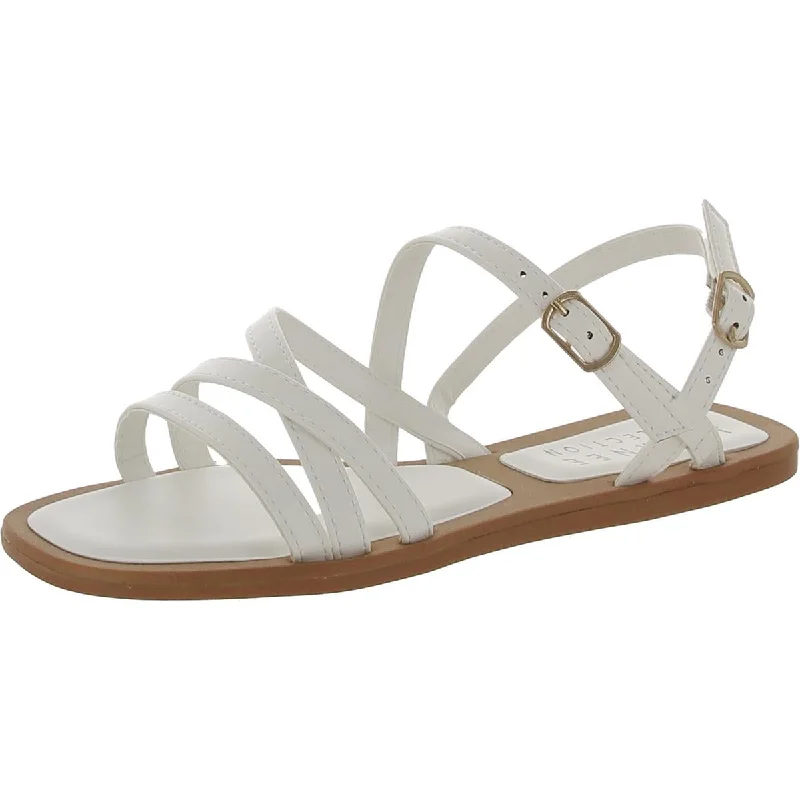 Journee Collection Womens Comfort Insole Manmade Flatform Sandals