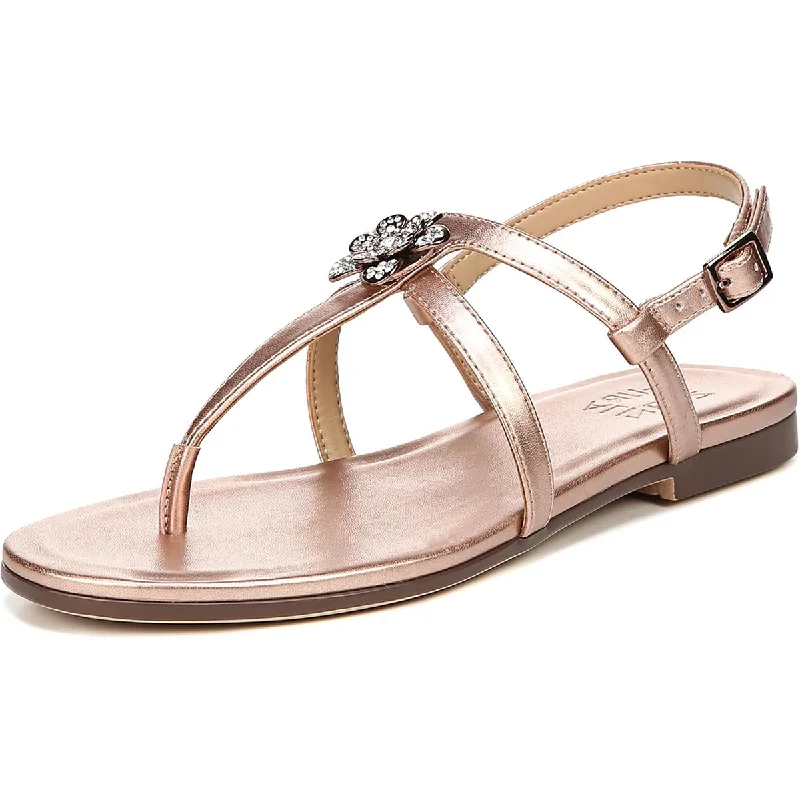 Naturalizer Womens Tilly Embellished Thong Sandals