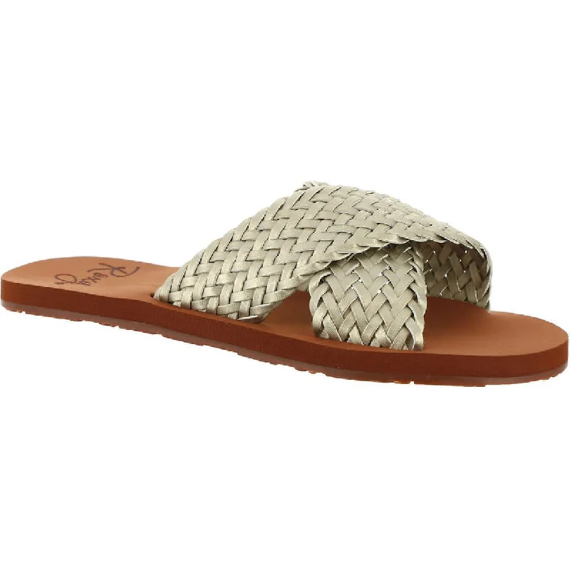 Roxy Womens Woven Braided Huarache Sandals