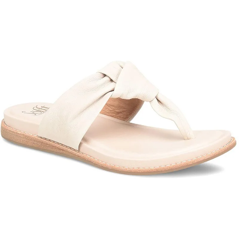 Sofft Womens Essie Leather Slip on Thong Sandals