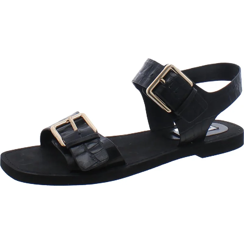 Steve Madden Womens SANTOS Open Toe Sling back T-Strap Sandals