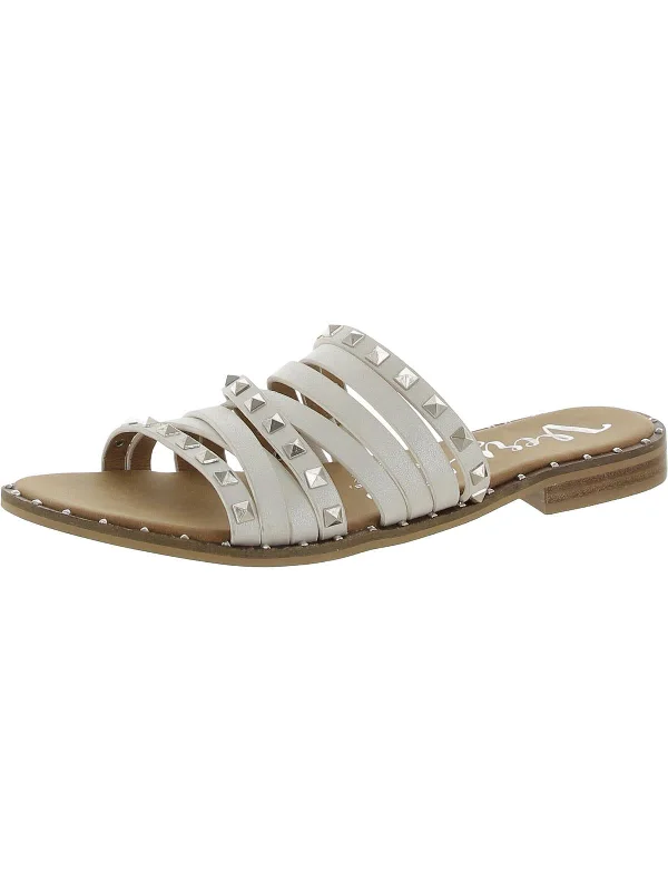 Studs 2 Womens Studded Slip-On Slide Sandals