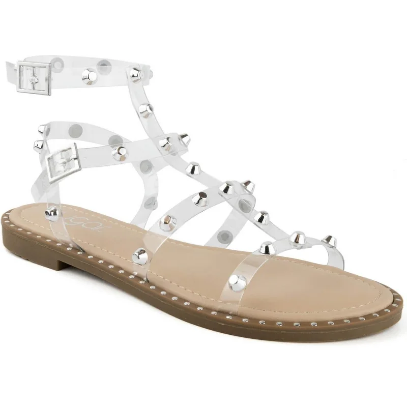 Sugar Womens Bayridge Studded  Strappy Sandals