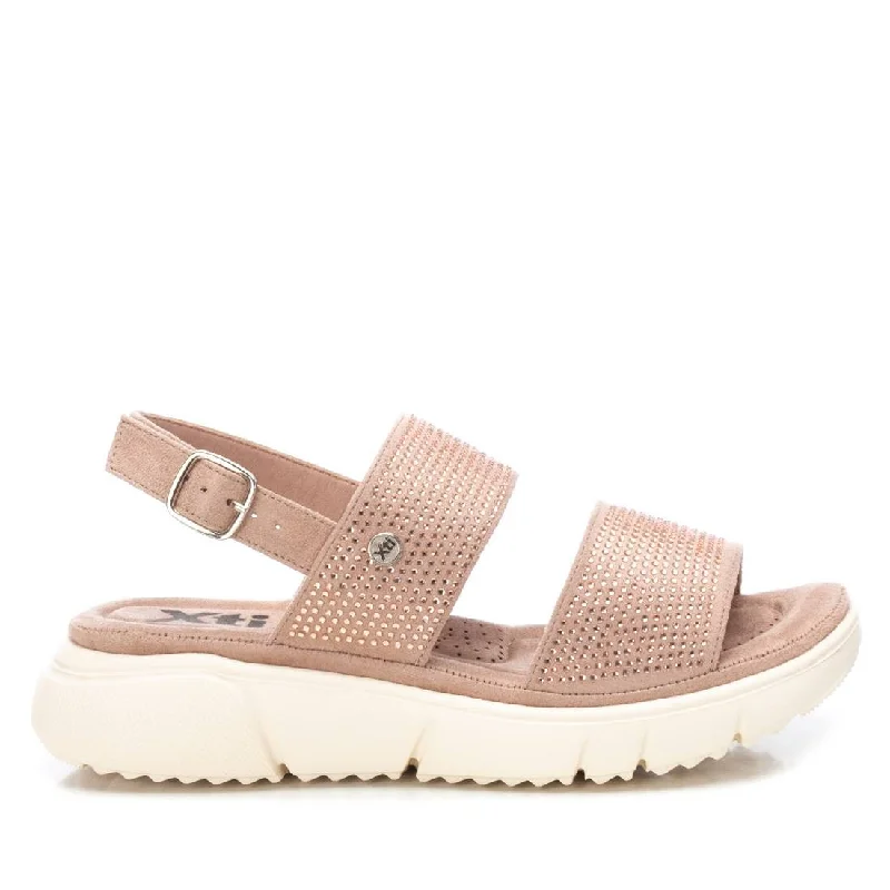 Women's Flat Suede Sandals By XTI_