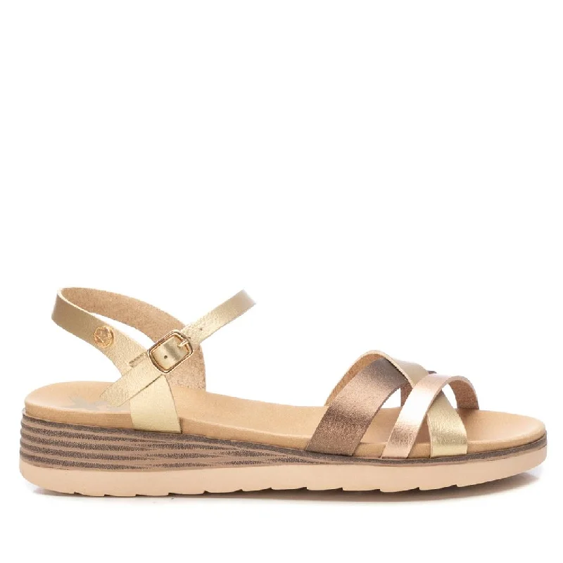 Women's Low Wedge Strappy Sandals By XTI