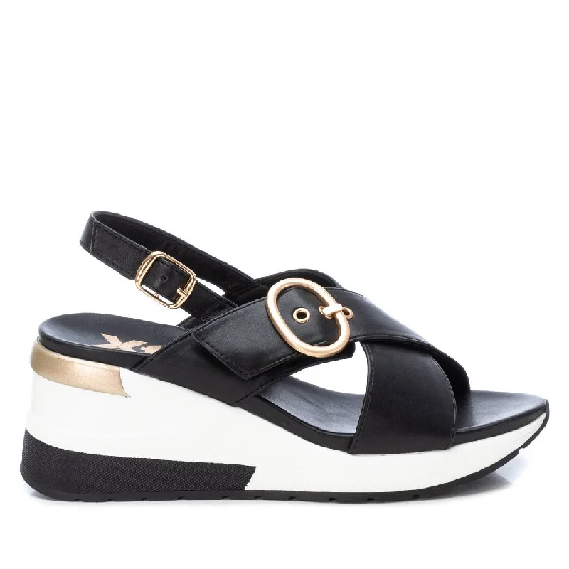 Women's Wedge Cross Strap Sandals By XTI