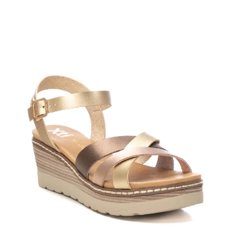 Women's Wedge Strappy Sandals By XTI