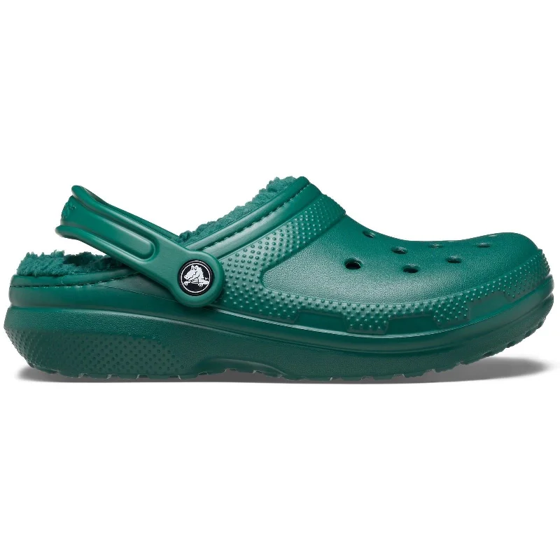 Women's Wide Fit Crocs 203591 Classic Lined Clog Sandals