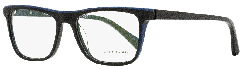 Alain Mikli Men's Rectangular Eyeglasses A03083 001 Blue/Black 54mm