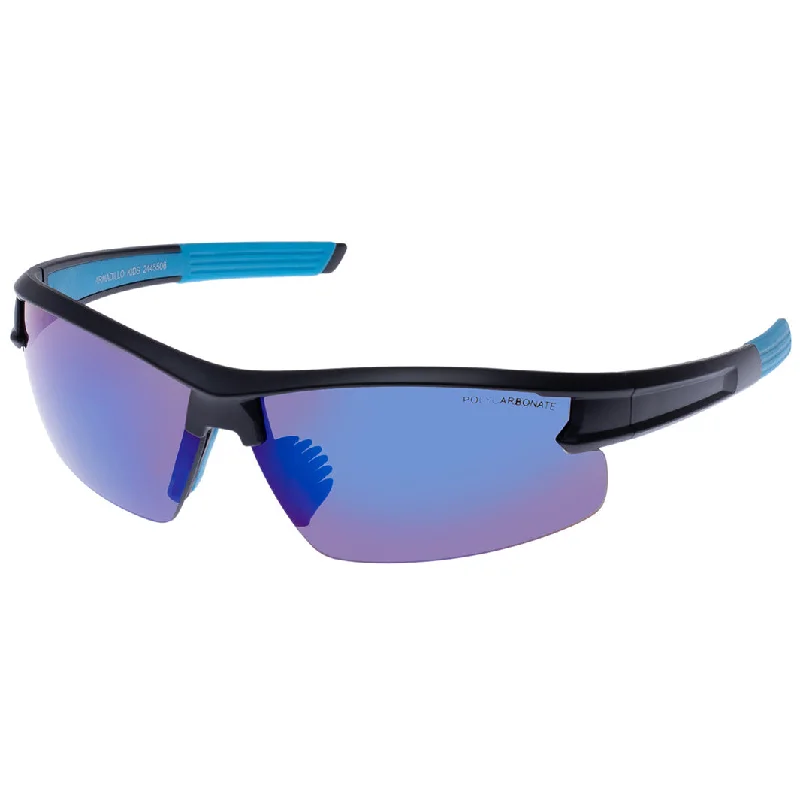 Armadillo Sunglasses - Black/Blue