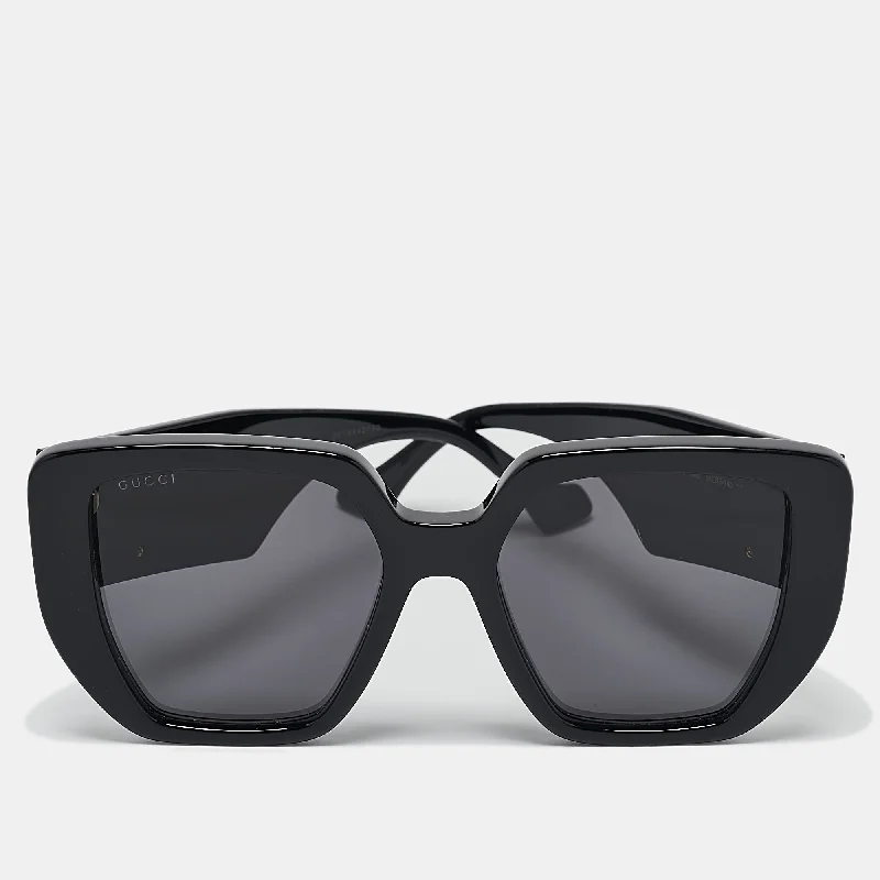 Gucci Black Gg0956S Gg Oversized Square Sunglasses