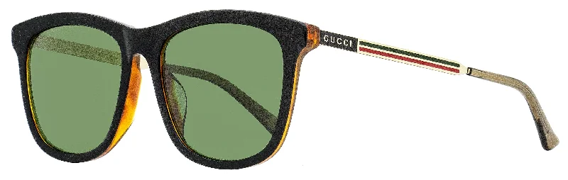 Gucci Men's Square Sunglasses GG1037SK 003 Black/Havana/Gold 55mm