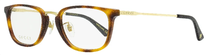 Gucci Men's Titanium Eyeglasses GG0324OJ 003 Havana/Gold 53mm