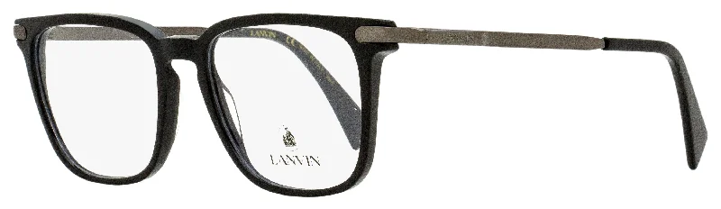 Lanvin Men's Rectangular Eyeglasses LNV2608 001 Black/Gunmetal 53mm