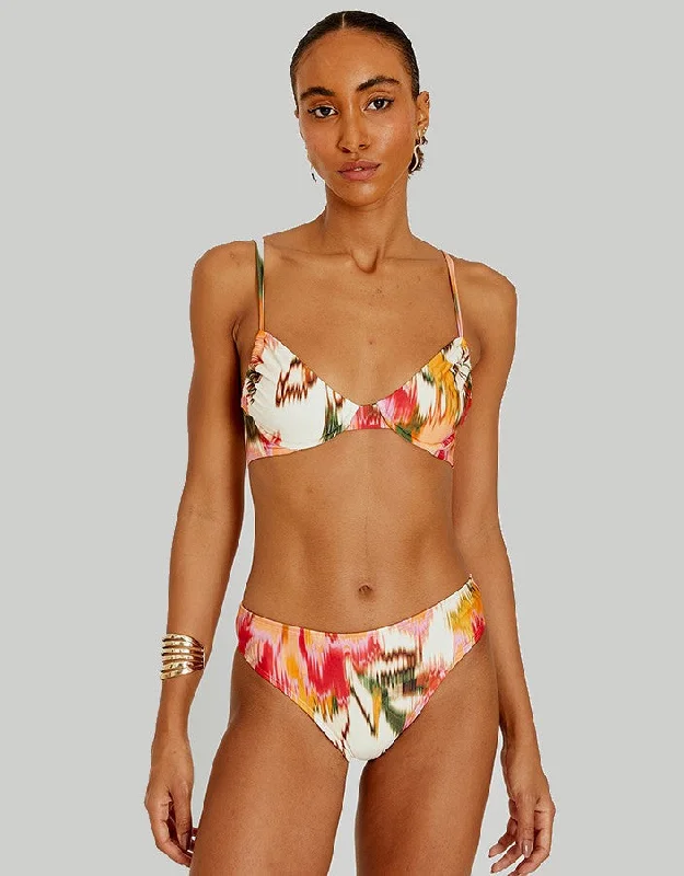 Herta Ruched Demi Bikini Top Aral