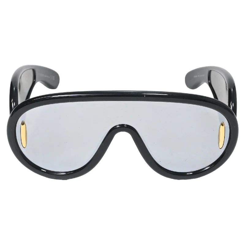 Loewe Wave Mask Sunglasses in Black Acetate