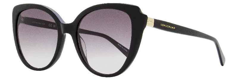 Longchamp Women's Butterfly Sunglasses LO670S 001 Black 54mm