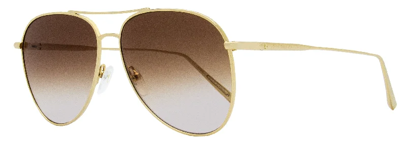 Longchamp Women's Pilot Sunglasses LO139S 718 Gold 59mm