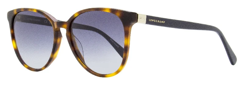 Longchamp Women's Tea Cup Sunglasses LO647S 219 Havana/Black 53mm