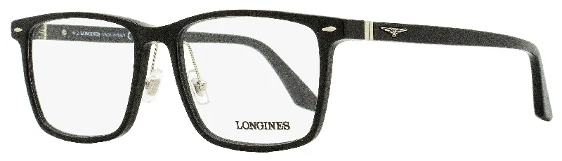 Longines Men's Rectangular Eyeglasses LG5027D 005 Black 56mm