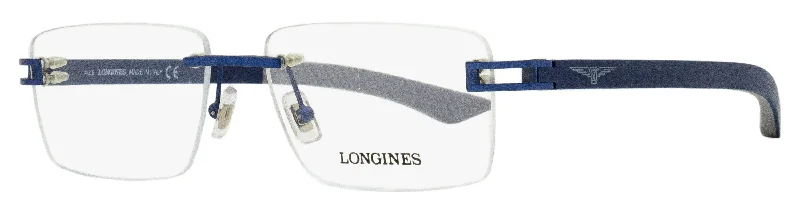 Longines Men's Rimless Eyeglasses LG5006H 090 Blue 55mm