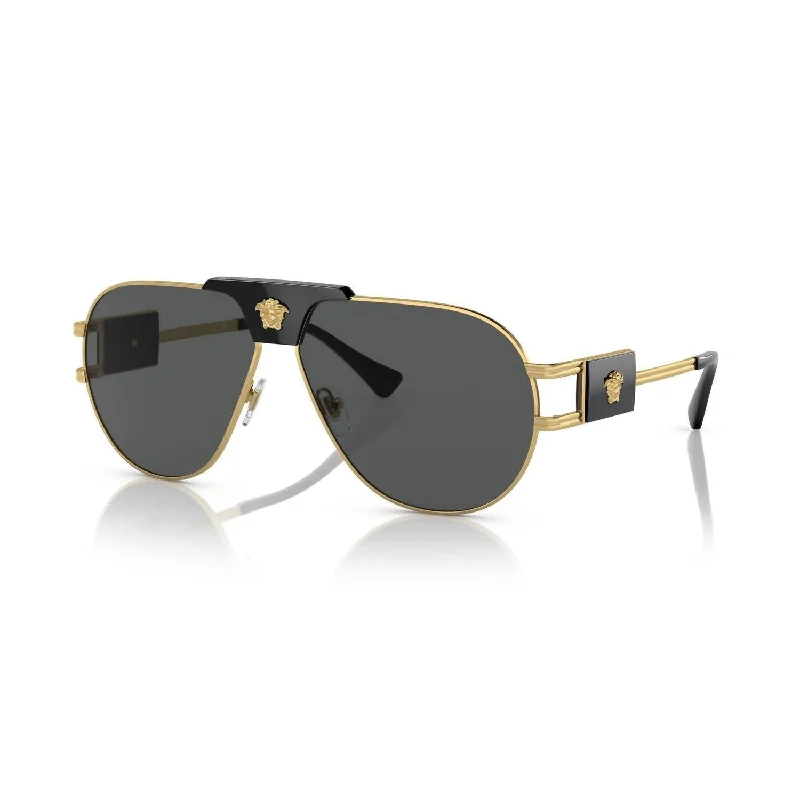 Men's 0Ve2252 Sunglasses In Gold  / Dark Grey