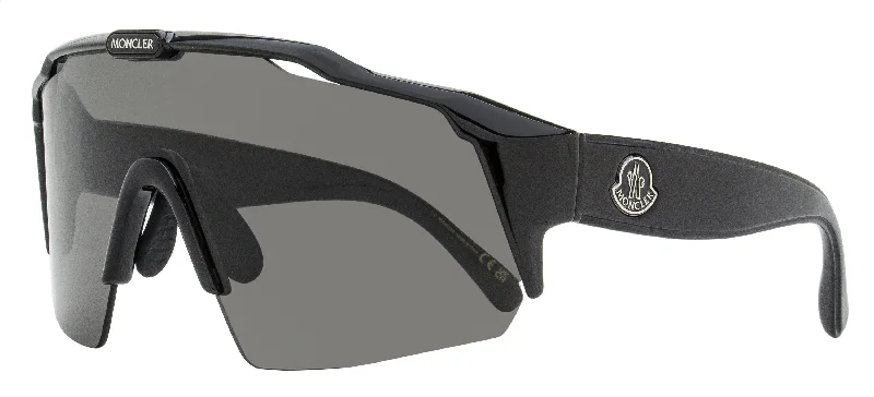 Moncler Men's Alt Fit Shield Sunglasses ML0270-K 01A Black 0mm