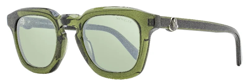 Moncler Men's Gradd Sunglasses ML0262 96Q Transparent Green 50mm