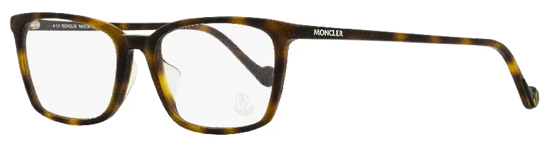 Moncler Men's Rectangular Eyeglasses ML5094D 052 Havana 55mm