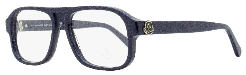 Moncler Men's Rectangular Eyeglasses ML5198 090 Blue 54mm