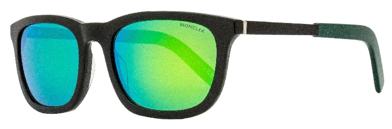 Moncler Unisex Kolligian Sunglasses ML0290 01Q Black/Green 57mm