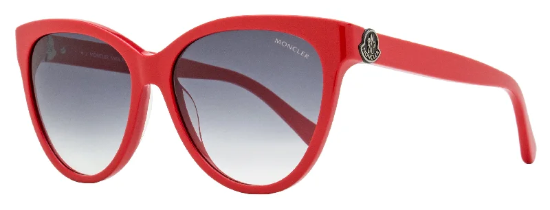 Moncler Women's Maquille Sunglasses ML0283 66B Red 55mm