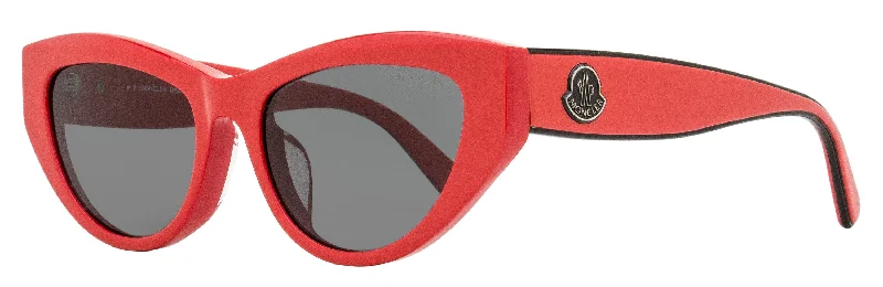 Moncler Women's Modd Alt Fit Sunglasses ML0258F 66A Red 53mm