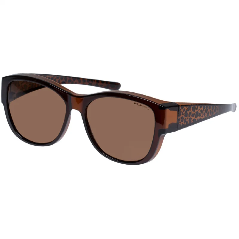 Samaria Fitover Sunglasses - Brown Leopard