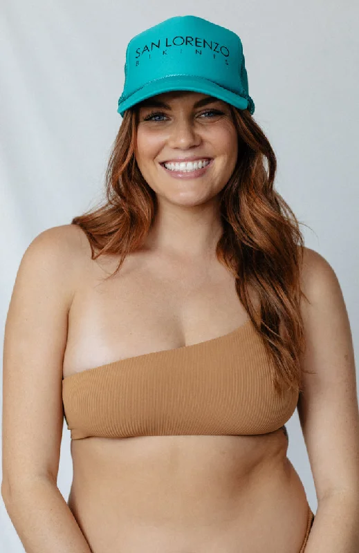 San Lorenzo Bikinis Trucker Hat Turquoise