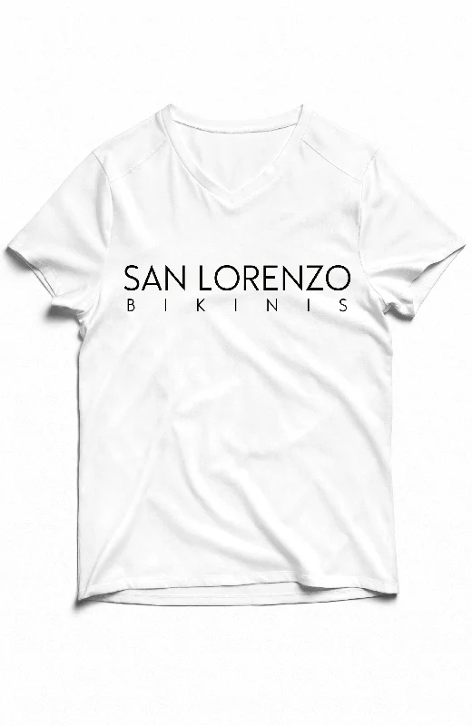 San Lorenzo Classic V-neck White