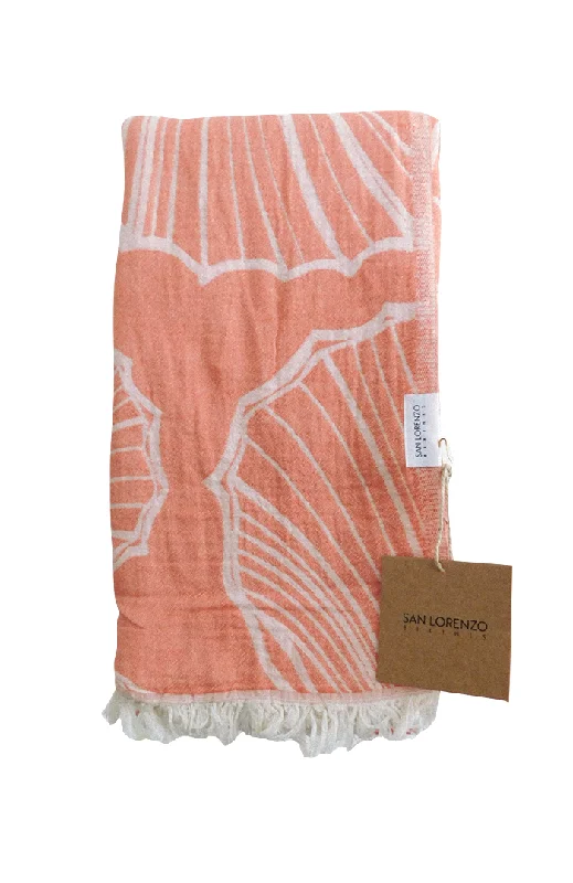 Shell Orange Towel