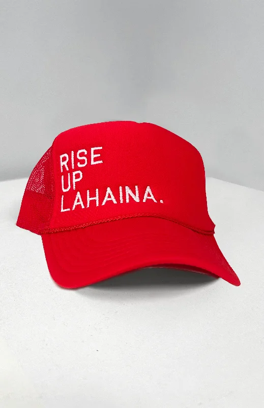 The Original Rise Up Lahaina Hat — Red