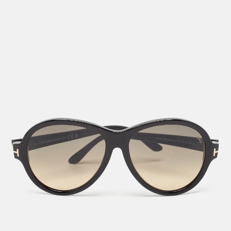 Tom Ford Black Gradient Tf1033 Camryn Oversized Sunglasses