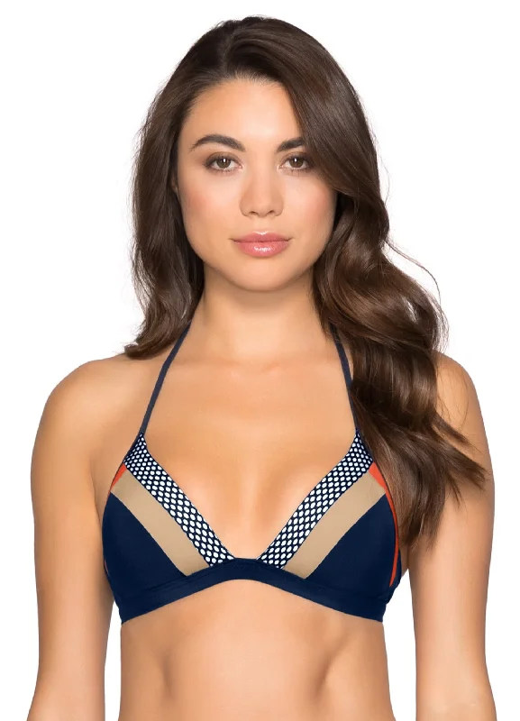 Ultraluxe Tri Bra Bikini Top - Ink