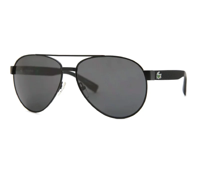 Unisex L185S Sunglasses In Matte Black  / Grey