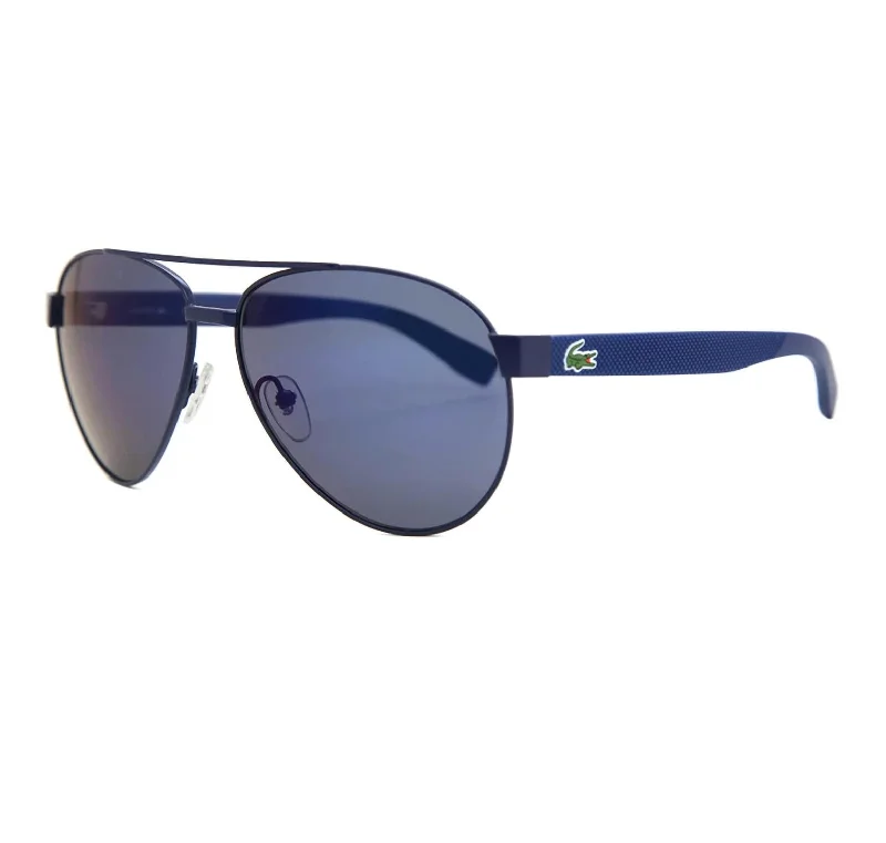 Unisex L185S Sunglasses In Matte Blue / Purple