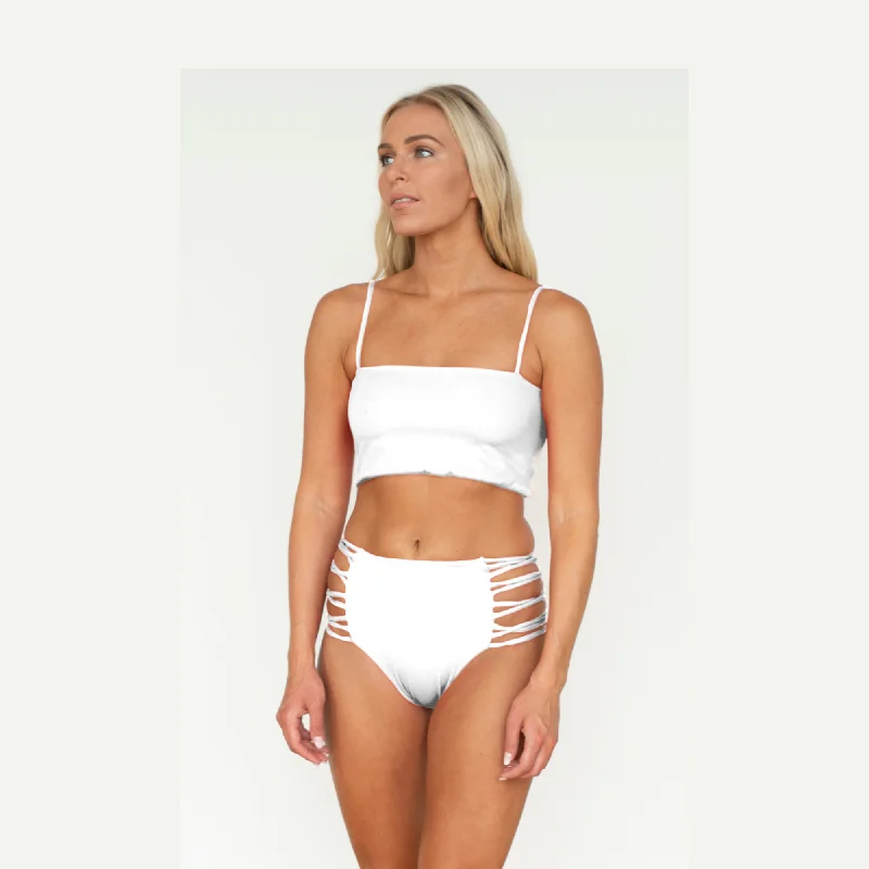 Bondi White Bikini Top