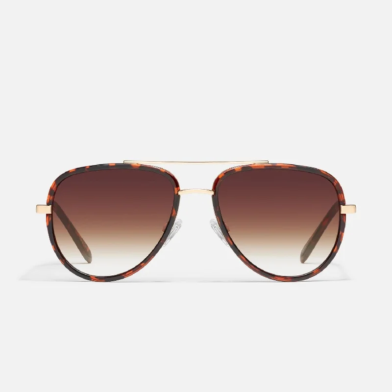 Women's All In Mini Sunglasses In Tort/brown Fade