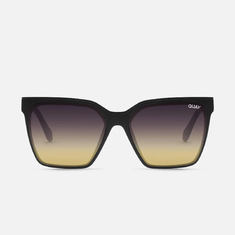 Women's Level Up Sunglasses In Matte Black/ Black Gold